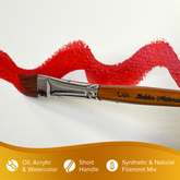 Golden Natural® Angle Paintbrush | Short Handle | 2006S